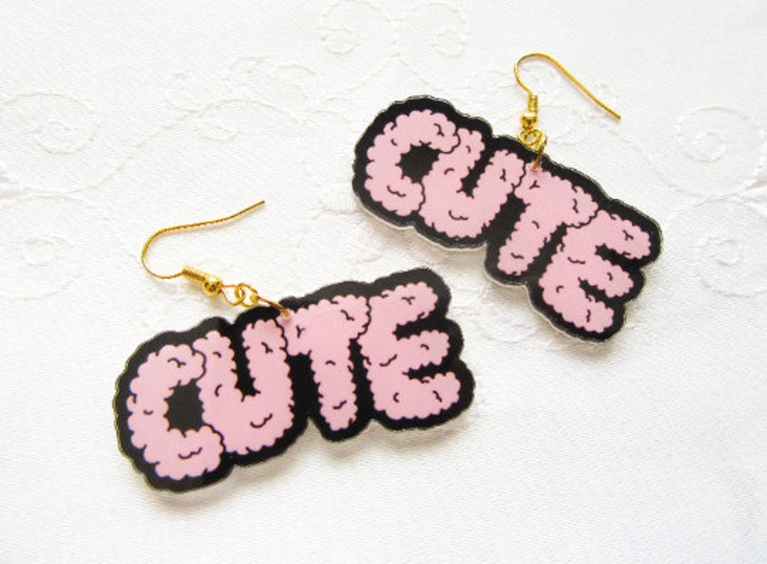 Cute Kawaii Earrings, 90s Earrings, Cartoon Earrings, Cute Earrings