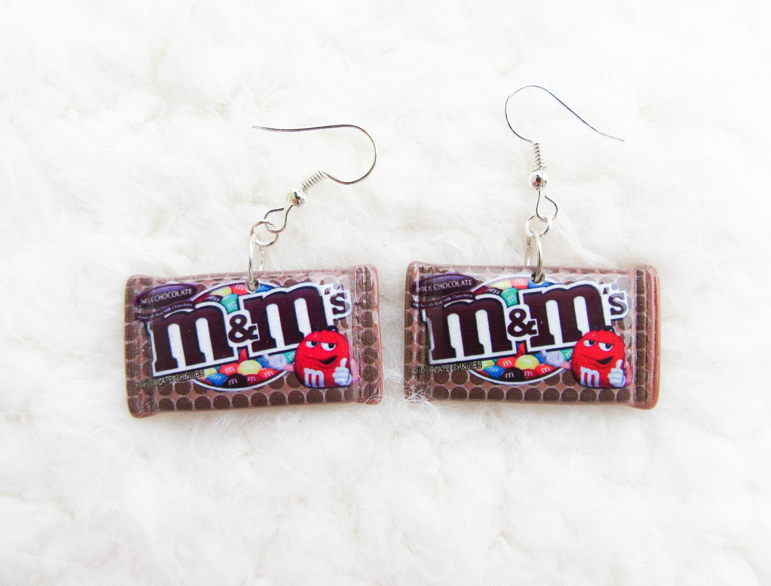 Candy Earrings Chocolate Earrings Candy Bar Earrings Kawaii Etsy