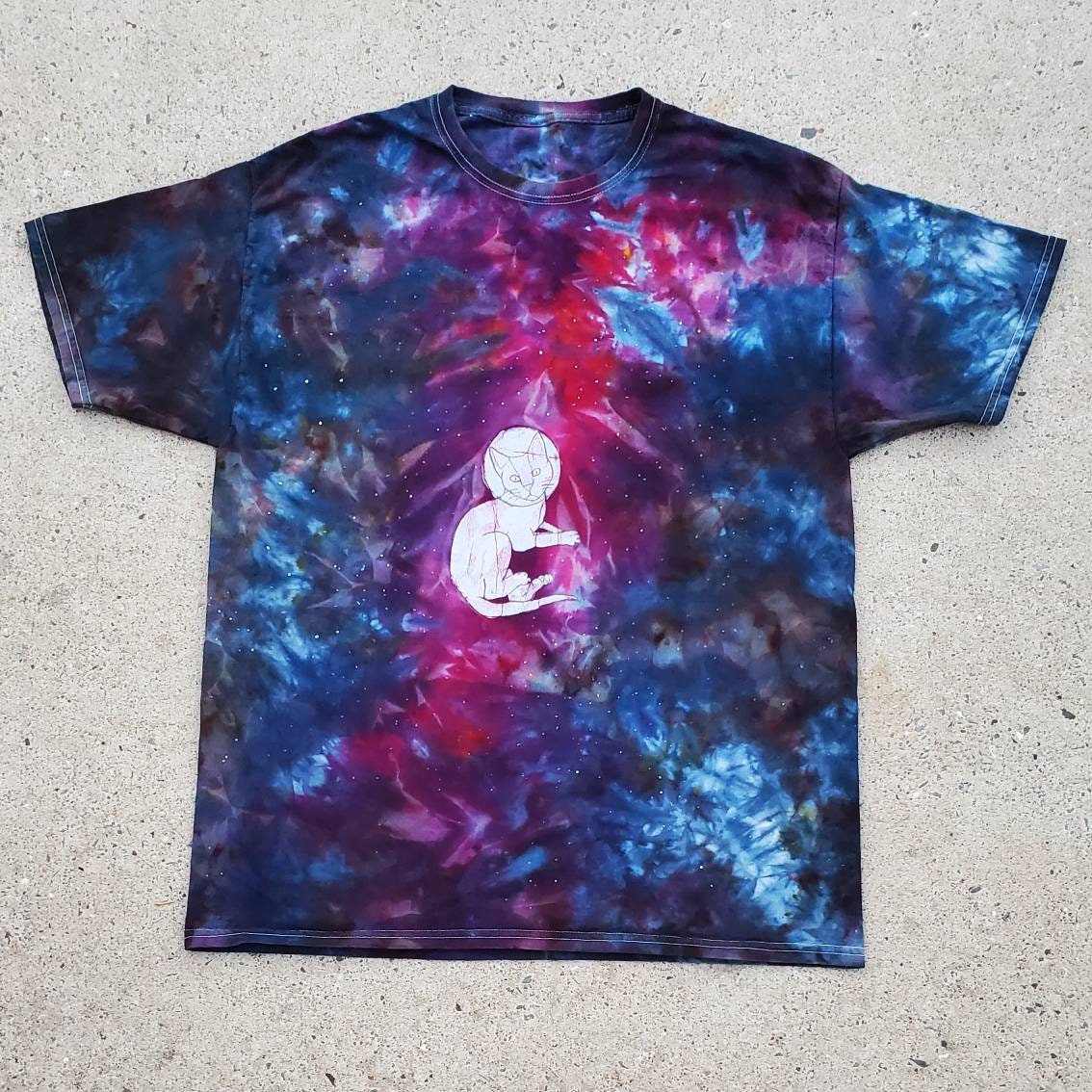 pierce the veil tie dye shirt