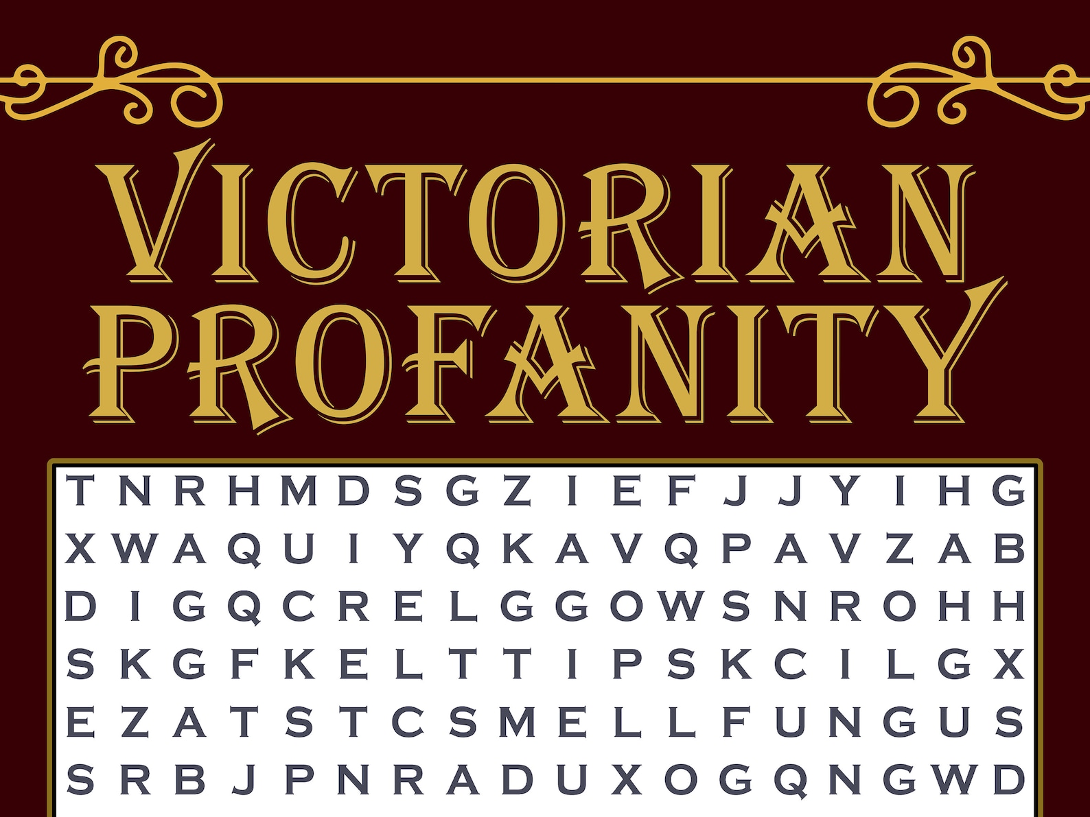 Victorian Word Search
