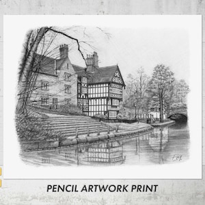 Dibujo a lápiz / The Packet House Worsley Village