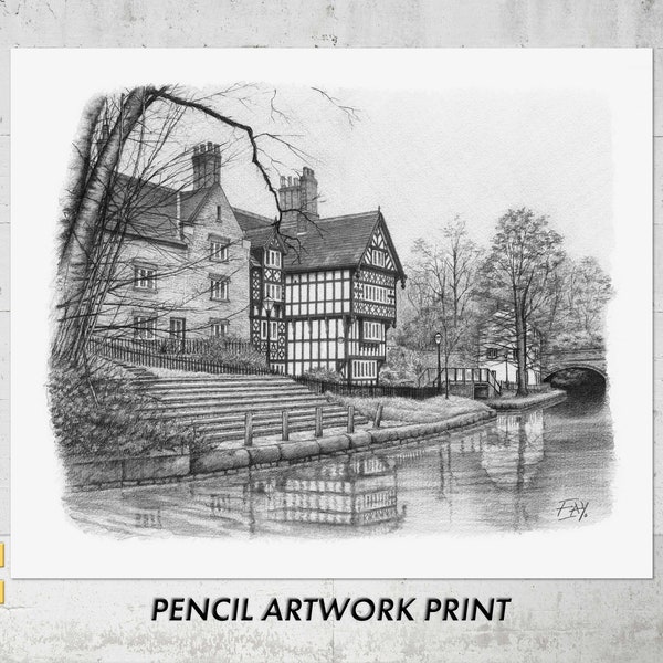 Pencil Art Drawing | The Packet House Worsley Village