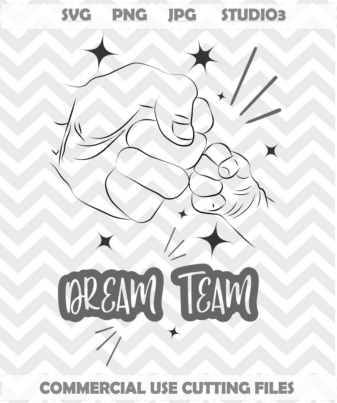 Download Dream Team Bond Daddy Daughter Son Svg Png Jpg Digital Files Etsy