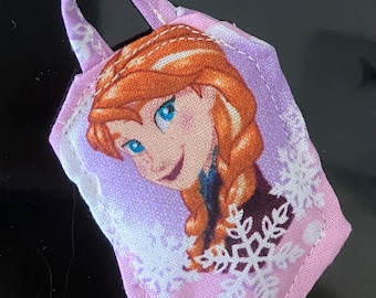 Frozen Anna Handmade Quilted Fabric Keychain