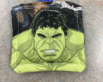 Hulk Bruce Banner Quilted Handmade Keychain Civil War MCU Avengers Endgame Infinity War Thor Ragnarok Fan