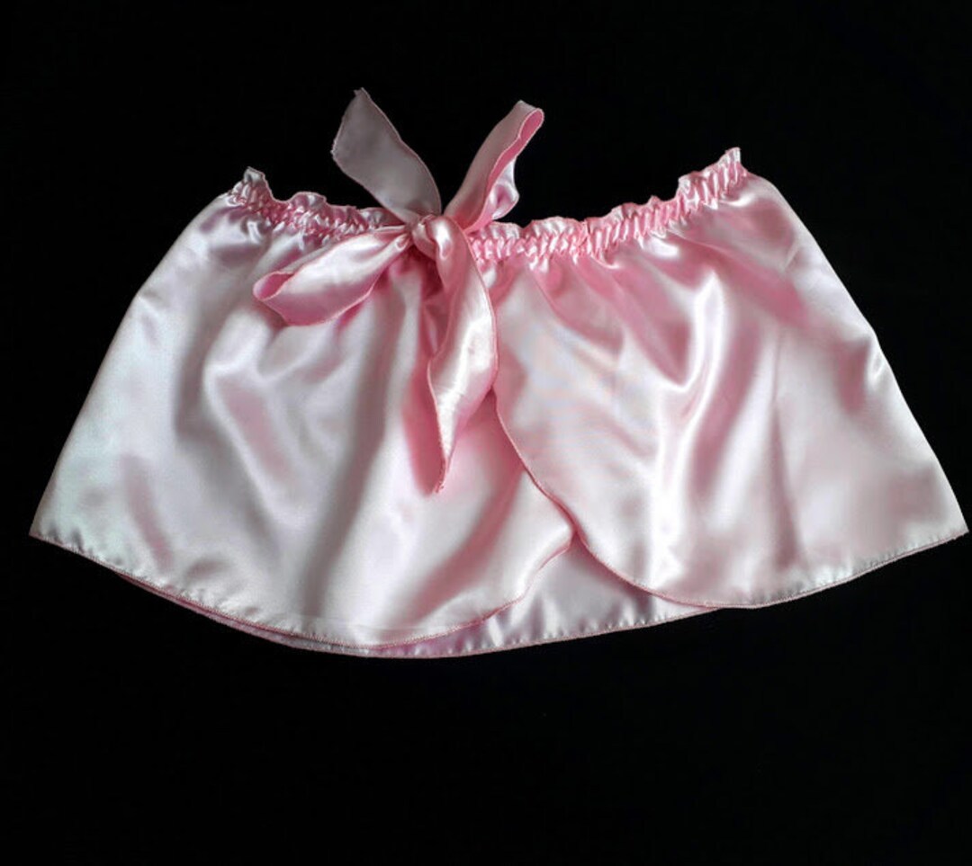 Pink Satin Mini Skirt Baby Pink Skirt for Woman Man Unisex - Etsy Canada