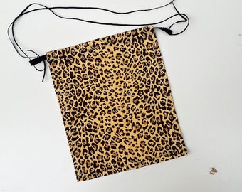 Loincloth Cotton Loin cloth Leopard tiny Animal Underwear Party Wear Panel skirt Loincloth to close the intimate part of the body only front