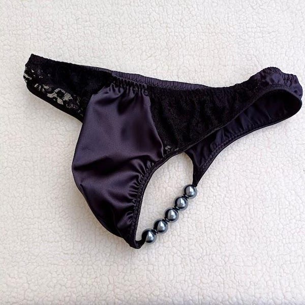 Plug Underwear Thong Anal Plug Panties Thong For Men