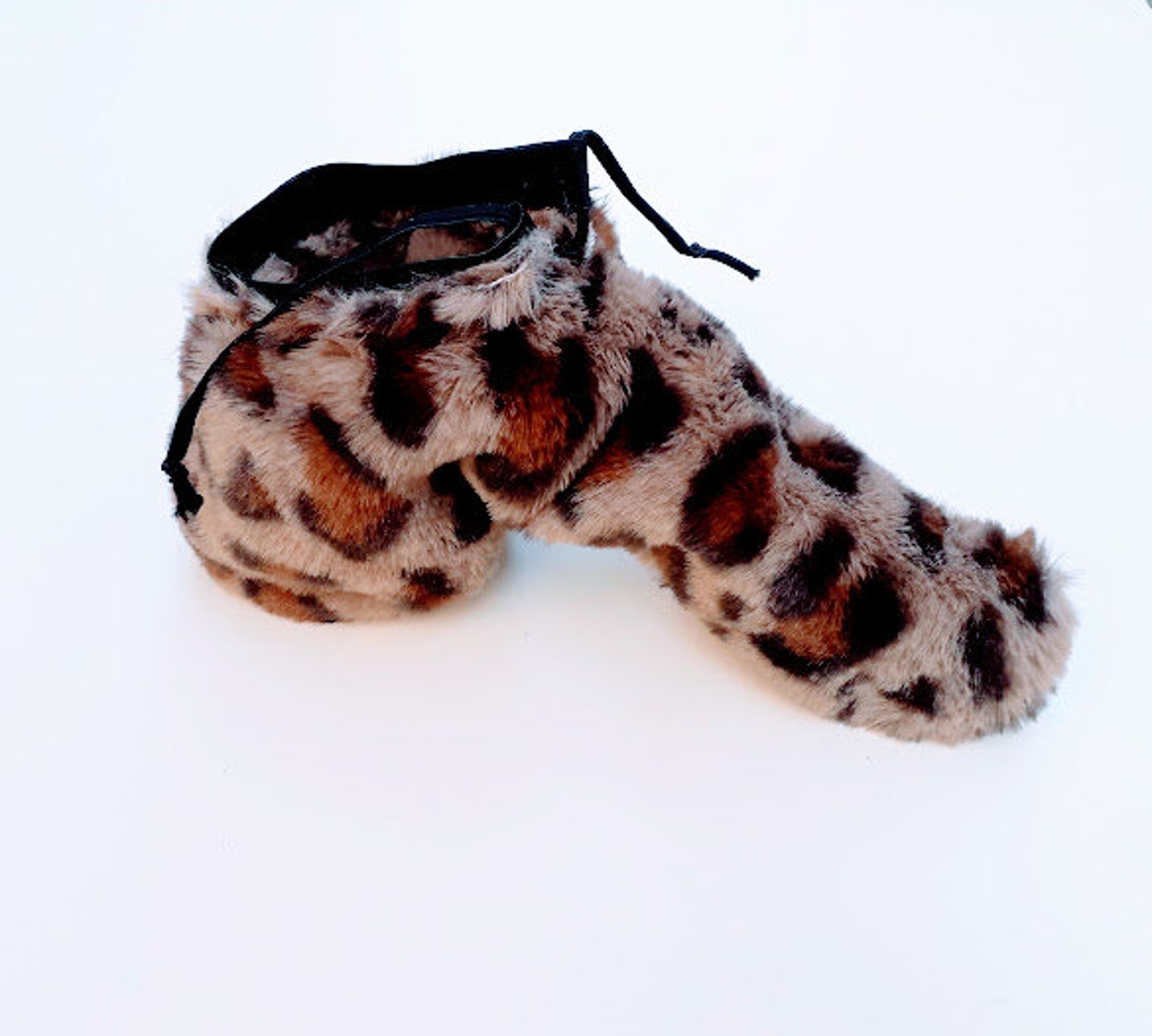 Fur Men's underwear Leopard Fur Men Open Cock Sock Warm Etsy