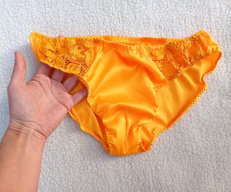 Dames zijden satijnen slipje lingerie slips comfortabel ondergoed voor