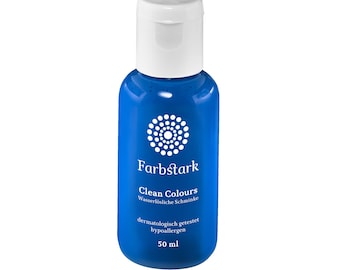 199,00 EUR / 1l Bodypainting color "Dark Blue", 50 ml water-soluble make-up