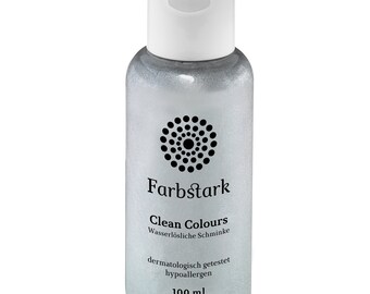 160,00 EUR/ 1l colore bodypainting "Silver", 100 ml trucco solubile in acqua