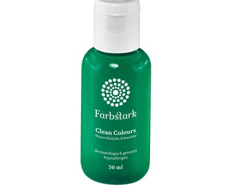 199,00 EUR / 1l Bodypaintingfarbe "Hellgrün", 50 ml wasserlösliche Schminke