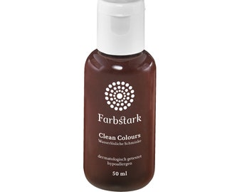 199,00 EUR / 1l bodypainting color "dark brown", 50 ml water-soluble make-up