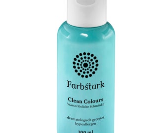 150,00 EUR/ 1l Bodypaintingfarbe"Türkis", 100 ml wasserlösliche Schminke