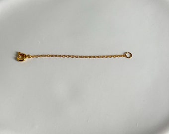 ADD-on Dainty Extender with Spring Clasp- Water and Tarnish Resistant