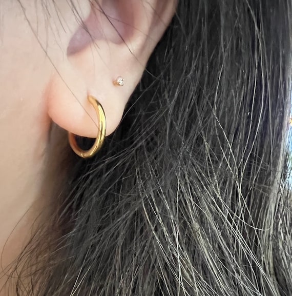 13MM Infinity Hoop Earrings