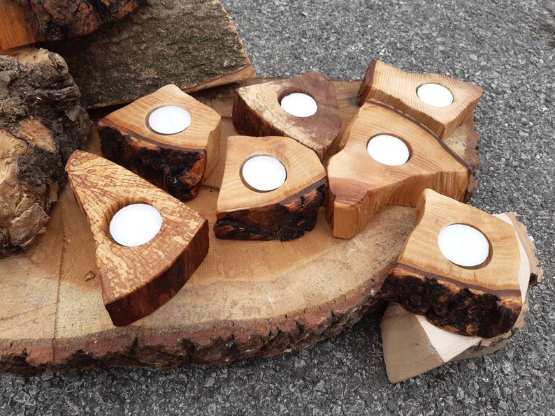 Candle Holders Wooden Candle Holders Wedding Centre Peice Etsy UK