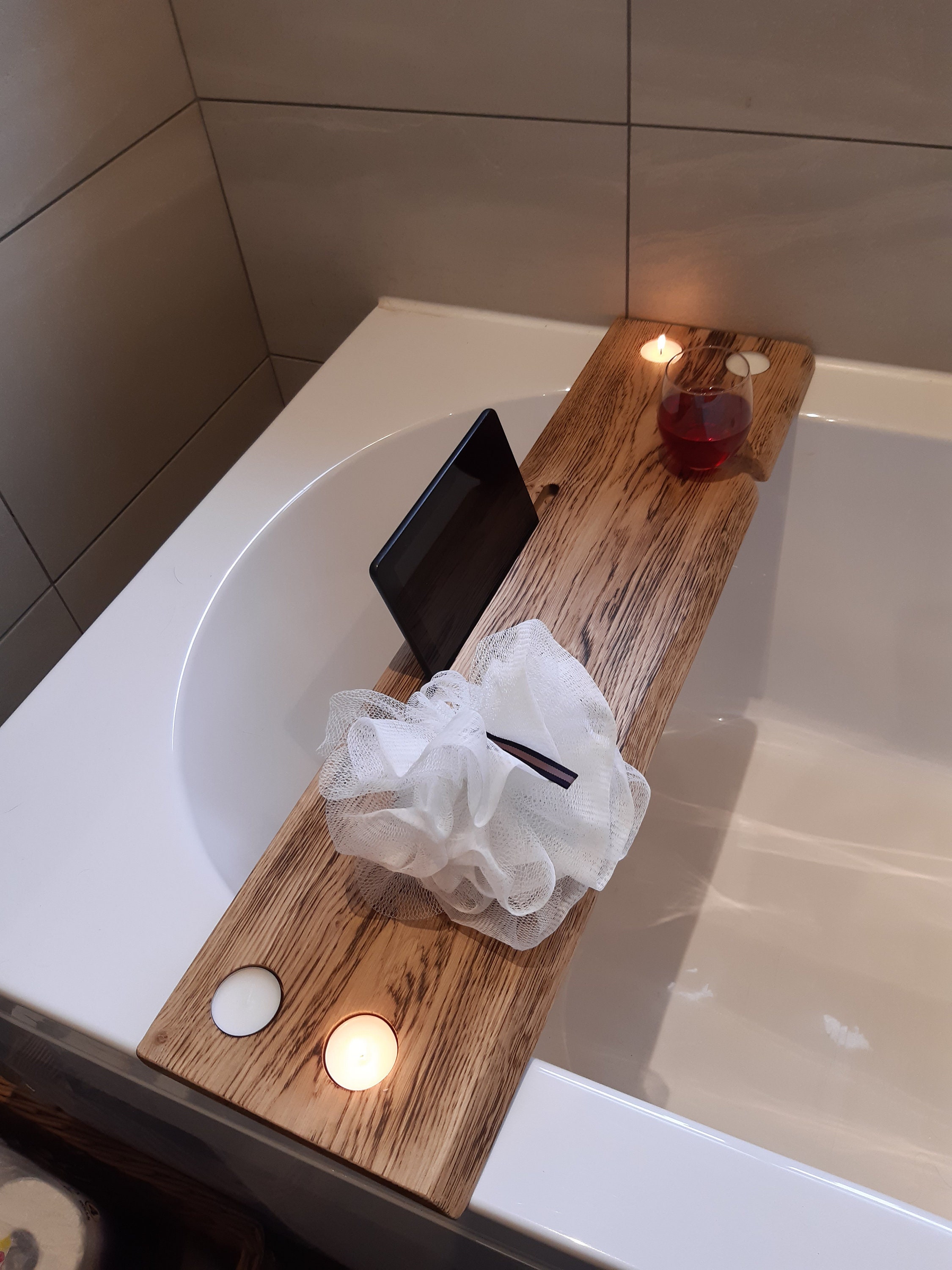 Wooden Bathroom Storage Caddy Everything Bathroom