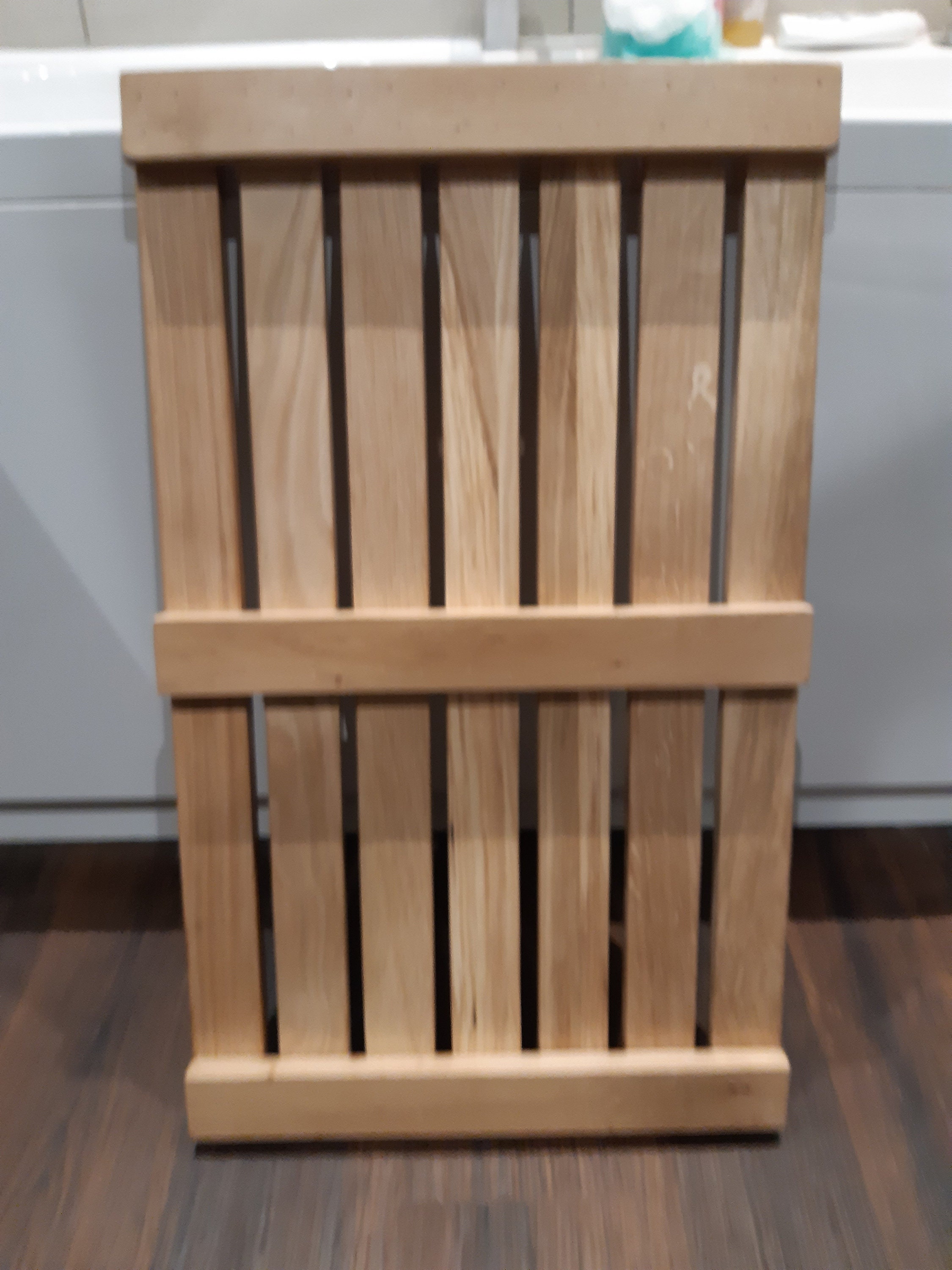 Solid Oak Bath Mat Wooden Bath Mat Duck Board Bath Mat Etsy