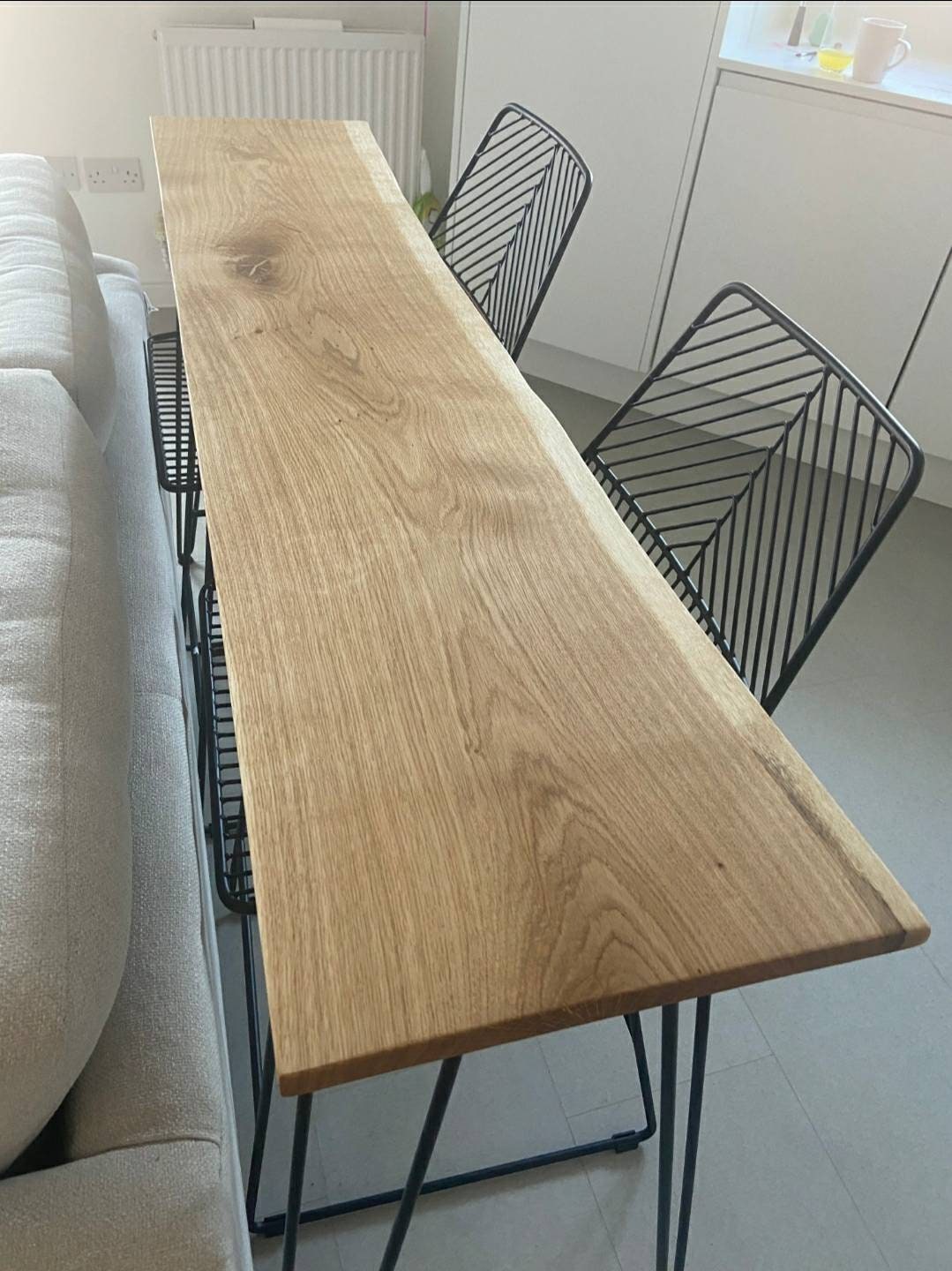 Solid Oak Breakfast Bar Breakfast Bar Breakfast Bar Table Etsy UK