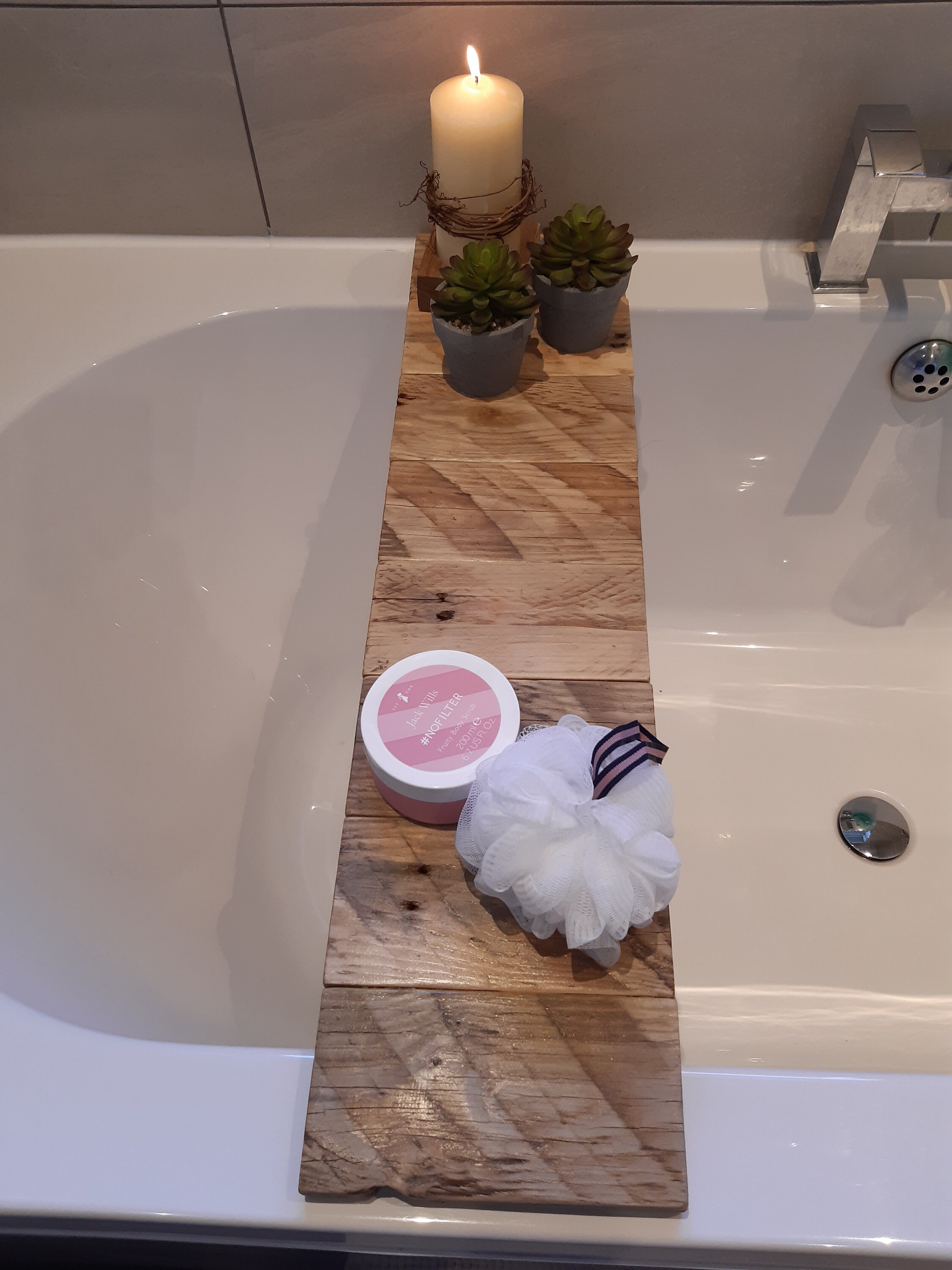 Bath Caddy Rustic Bath Caddy Wooden Bath Caddy Bath Shelf Etsy UK