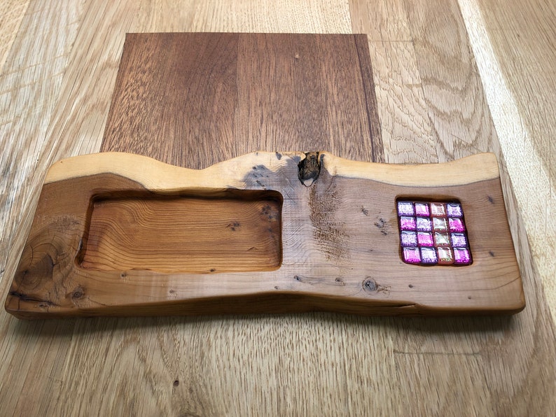 Solid yew jewellery tray Trinket tray jewellery tray wood dish Ring dish