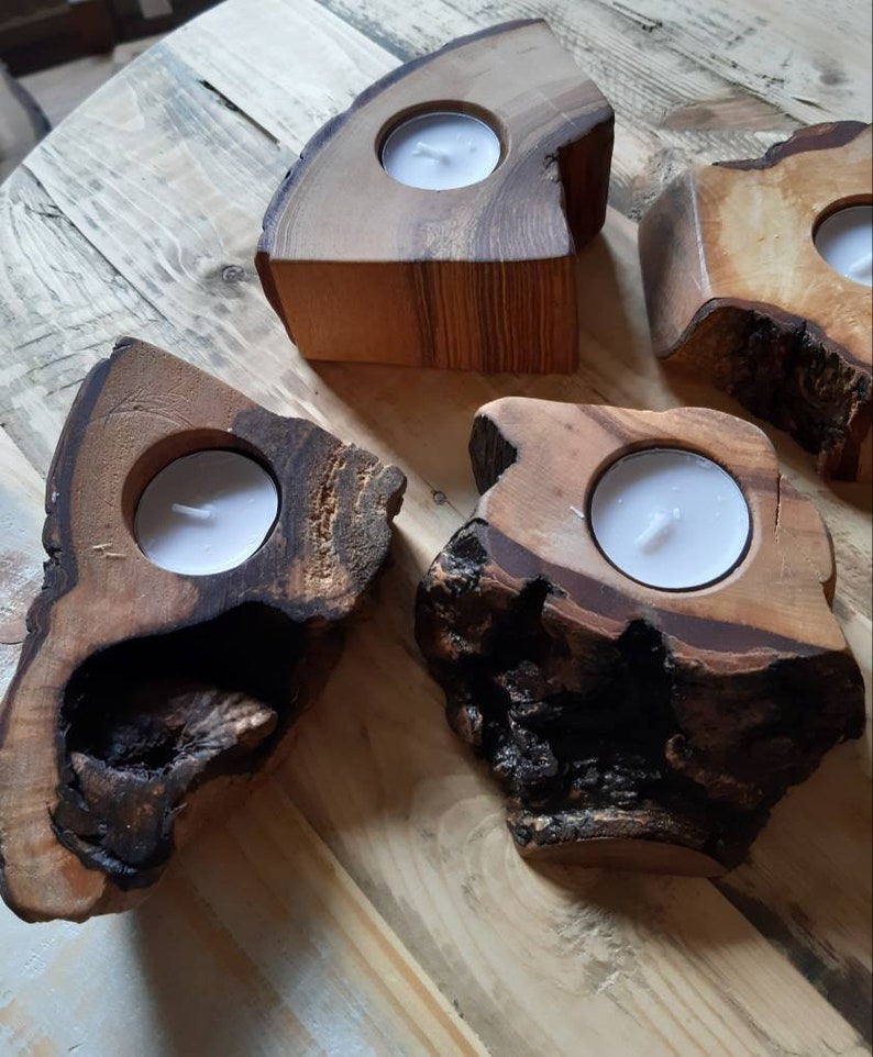 Candle Holders Wooden Candle Holders Wedding Centre Peice Etsy UK