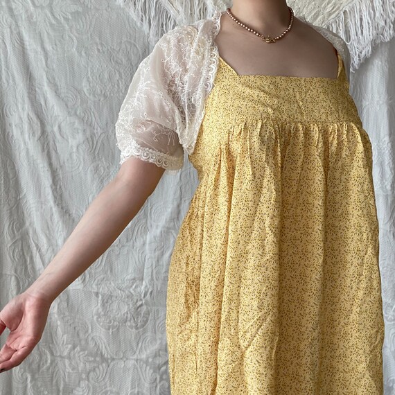 Cottagecore floral embellished bolero
