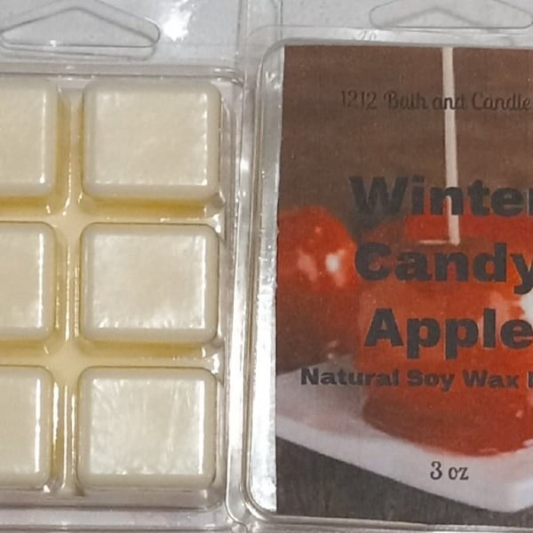 Winter candy apple wax melts, soy wax melts, winter wax melts, fruity wax melts, gift ideas