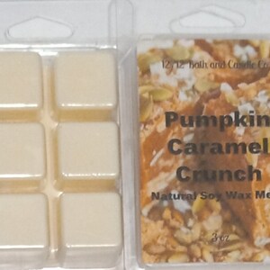 Pompoen-karamelcrunch-wassmelt, herfstwassmelt, sojawassmelt, herfst