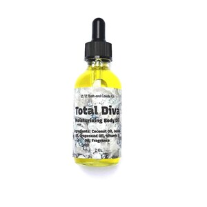 Total diva body oil, body perfume, scented moisturizer