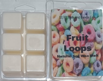 Fruit Loops wax melts, soy wax melts, cereal wax melts