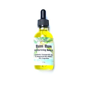 Bum bum inspired body oil, body perfume, moisturizer