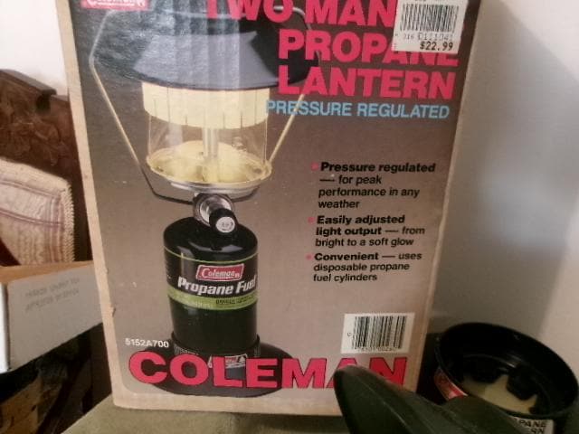Lampe Tempête Vintage Veritas / Coleman – Superbe état Pour Déco