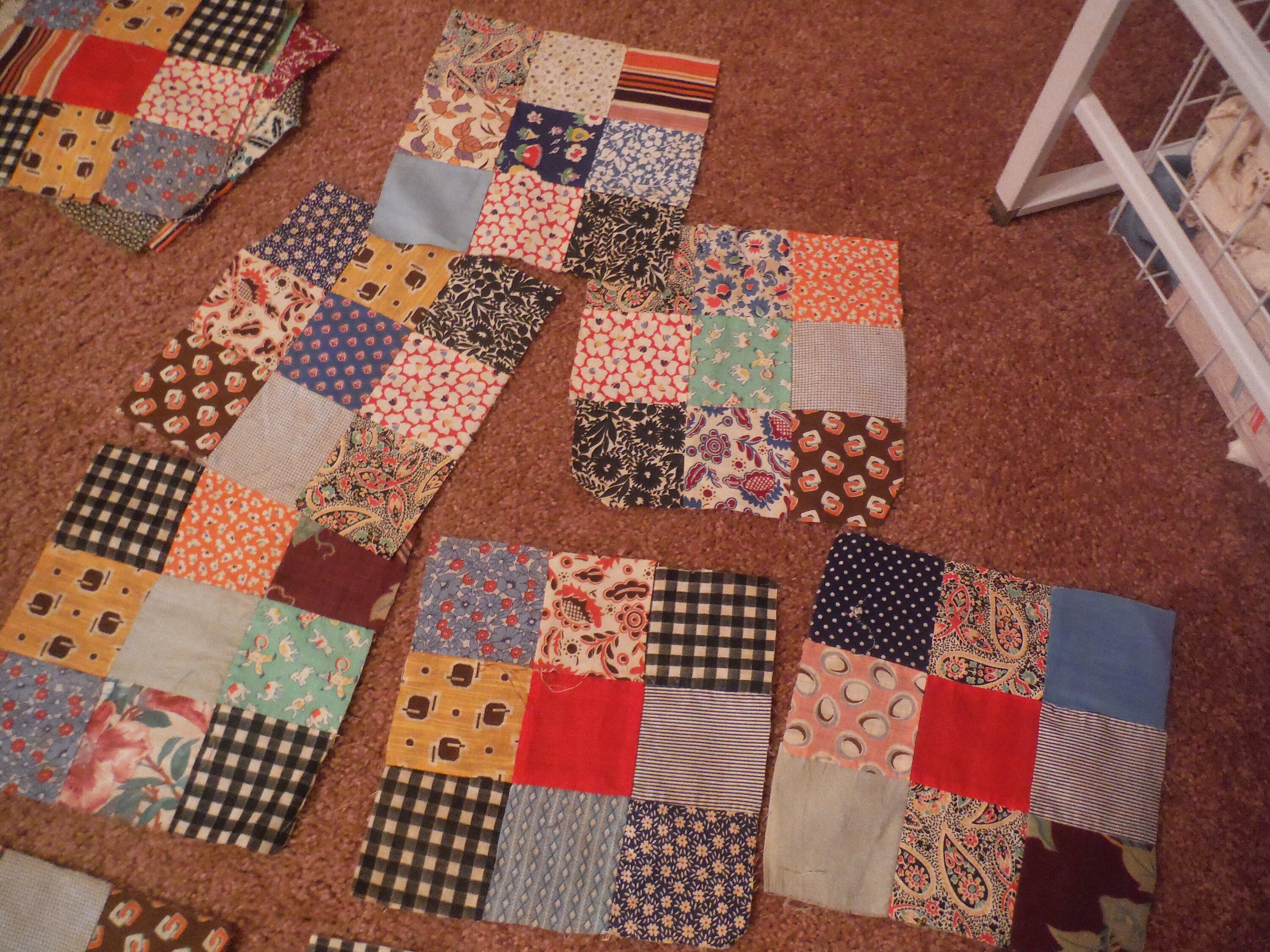 27 Hand Sewn Quilt Blocks Etsy