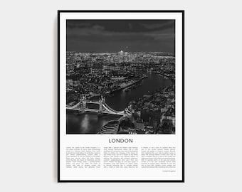 London Print, Black and White Poster, London Poster, London Photo, London Wall Art, United Kingdom Wall Art, UK
