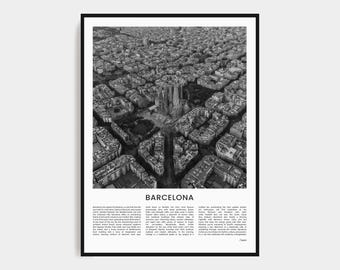Barcelona Print, schwarz weiß Poster, Barcelona Poster, Barcelona Foto, Barcelona Wandkunst, Barcelona Wandkunst, Spanien, Spanien Wandkunst