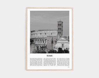 Rome Print, Black and White Poster, Rome Poster, Rome Photo, Rome Wall Art, Italy Wall Art