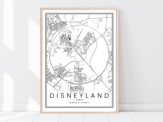 UNIVERSAL ORLANDO Map Print Atlas Print Map Wall Art City | Etsy