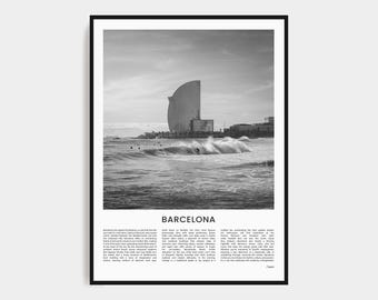 Barcelona Print, schwarz weiß Poster, Barcelona Poster, Barcelona Foto, Barcelona Wandkunst, Barcelona Wandkunst, Spanien, Spanien Wandkunst