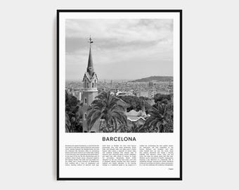 Barcelona Print, schwarz weiß Poster, Barcelona Poster, Barcelona Foto, Barcelona Wandkunst, Barcelona Wandkunst, Spanien, Spanien Wandkunst