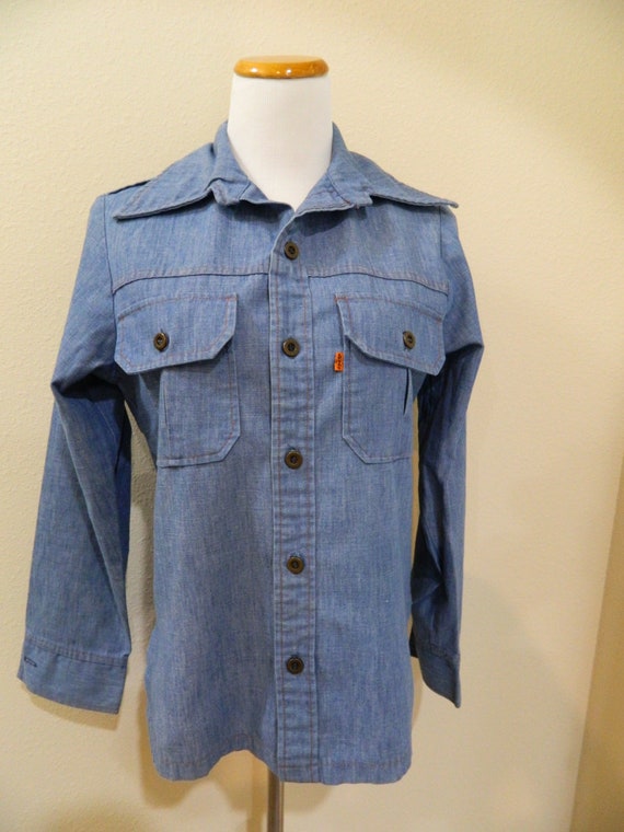 mens small denim jacket