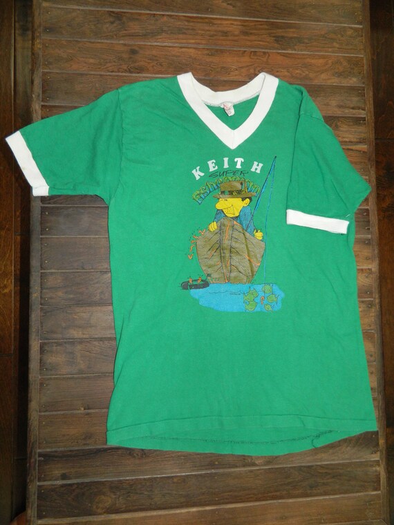 Vintage Keith Super fisherman Pollock T Shirt
