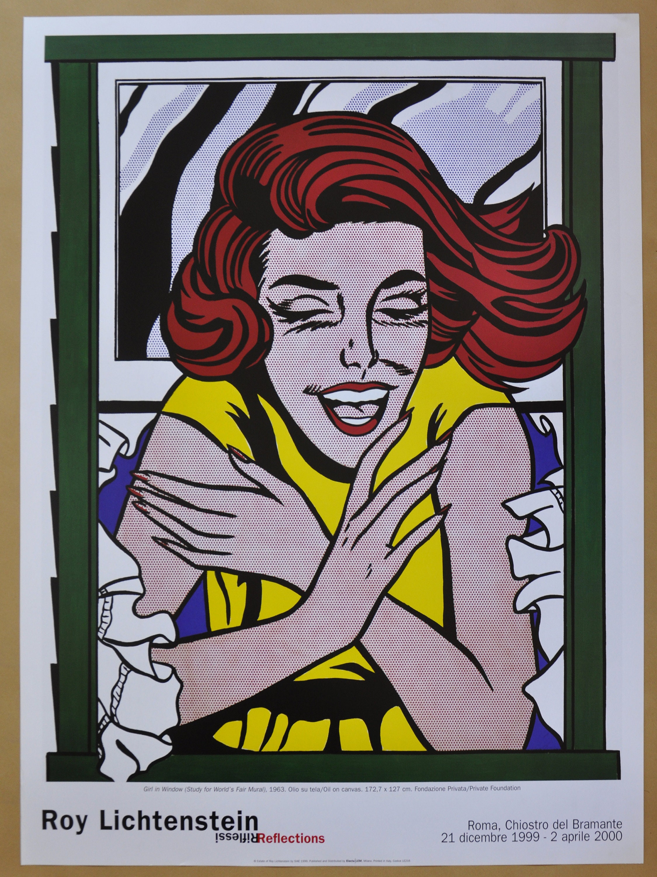 Roy Lichtenstein Original Art Poster Prints Lithographs Etna pe