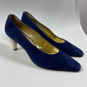 Escada vintage suede heels Pumps size 39