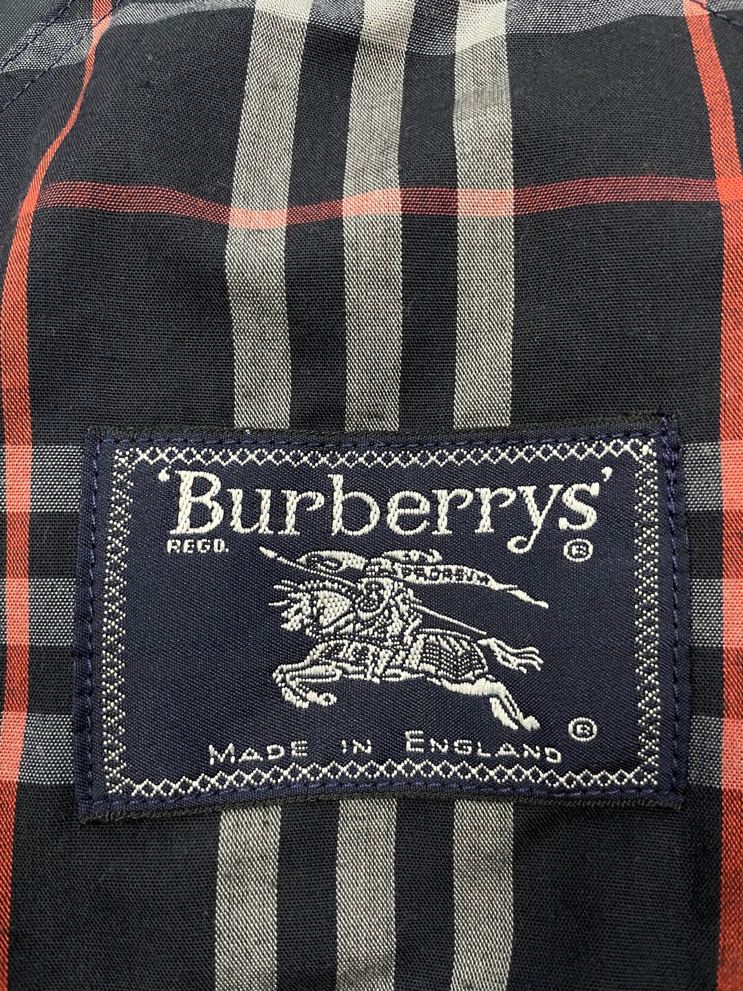 Burberry Bomber Vintage Harrington Burberrys Blue Jacket - Etsy