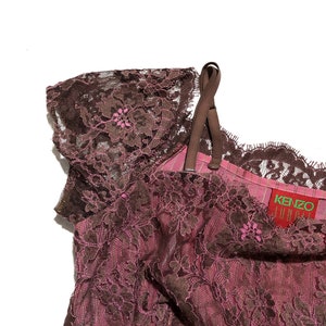 Vintage Kenzo Jungle Lace Top
