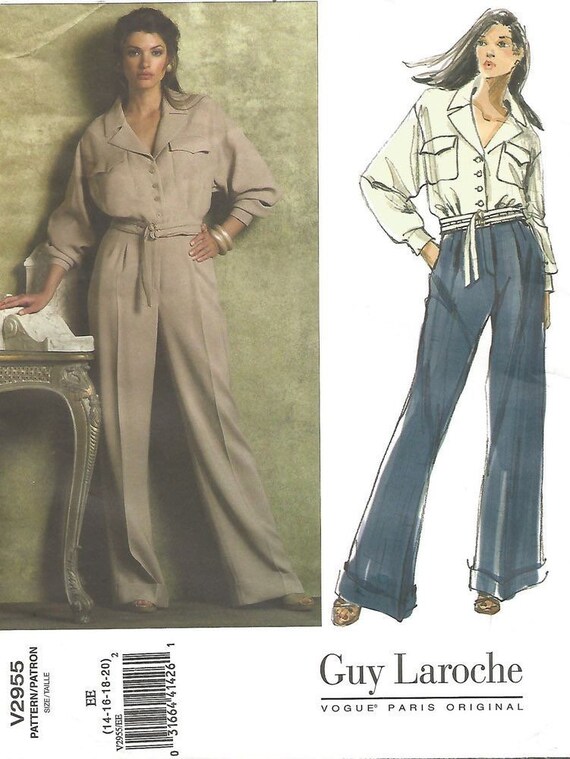 Guy Laroche Vintage Flared Pants