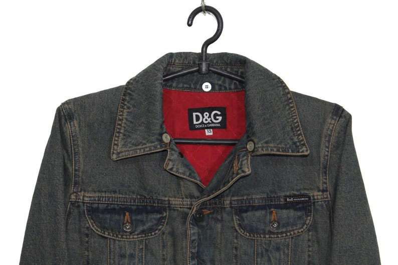 Dolce Gabbana D&G Vintage 90s Denim Jeans Jacket